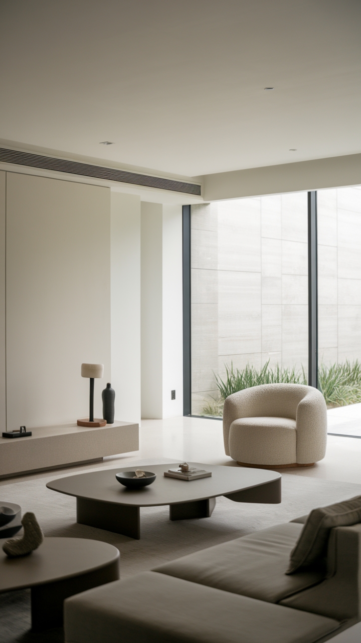 Serenity in Simplicity: Modern Sophistication Meets Garden Views