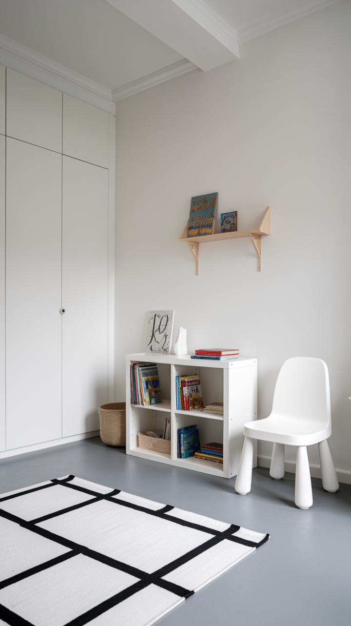 Serene Simplicity: A Minimalist Childâ€™s Sanctuary