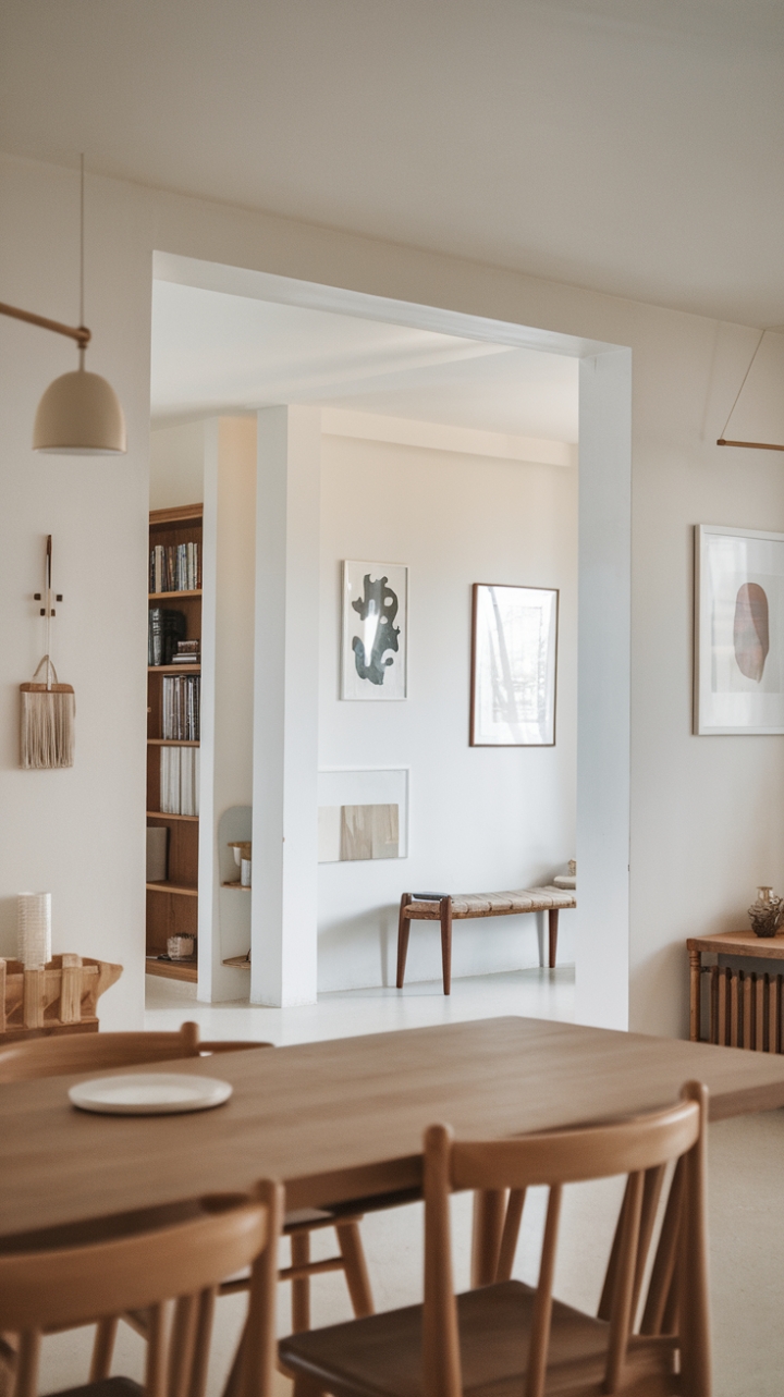 Embracing Light and Nature in a Minimalist Dining Space