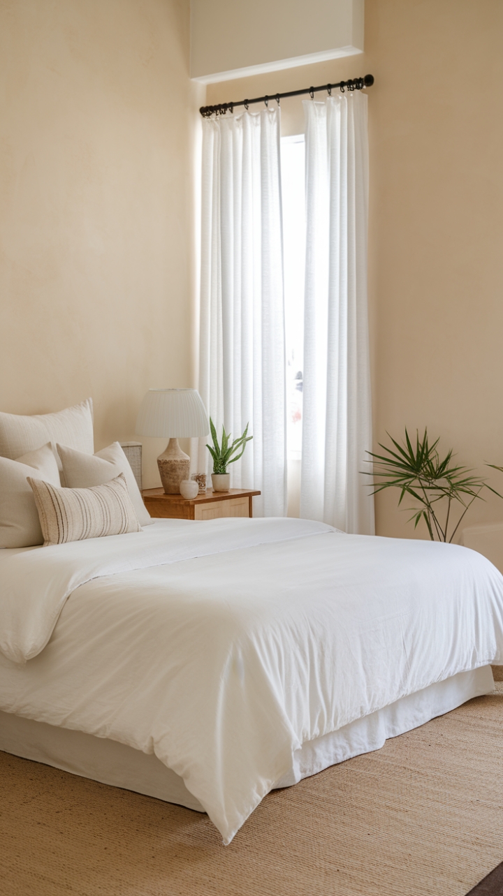 Tranquil Elegance: A Minimalist Retreat in Warm Beige Tones
