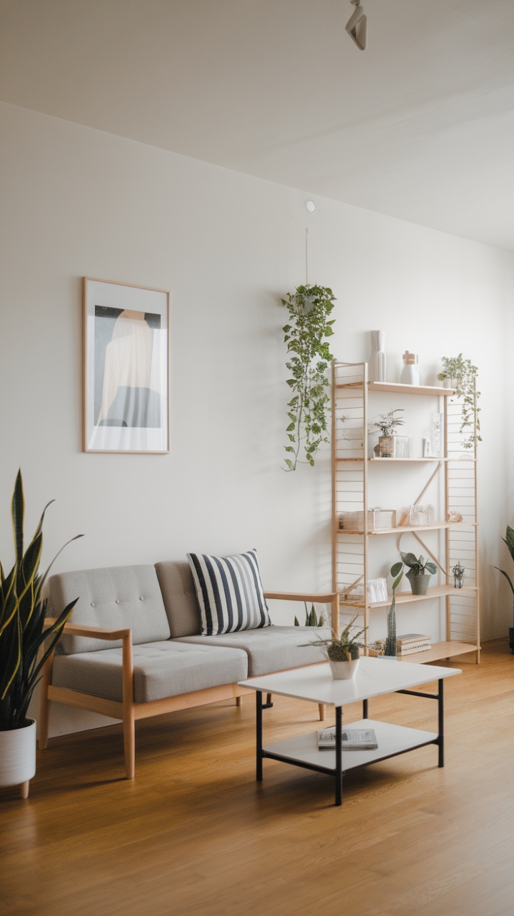 Serene Simplicity: A Modern White and Wood Retreat