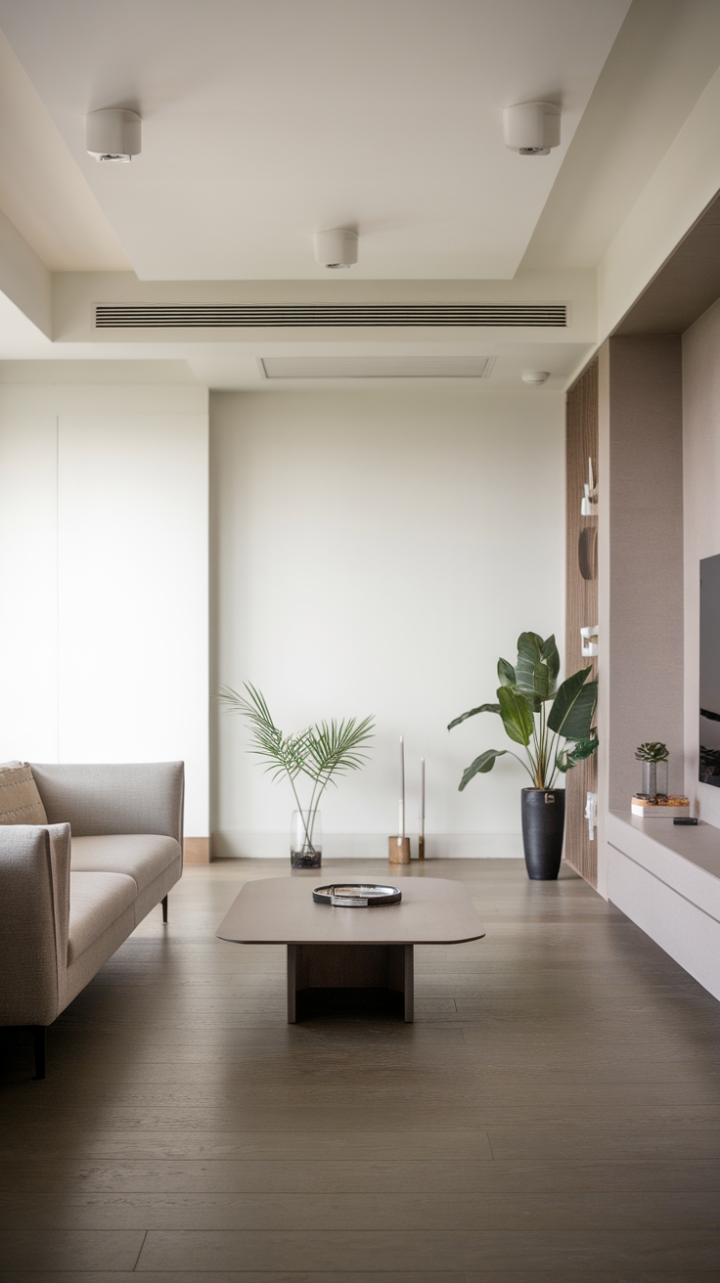 Modern Serenity: A Minimalist Living Room Retreat