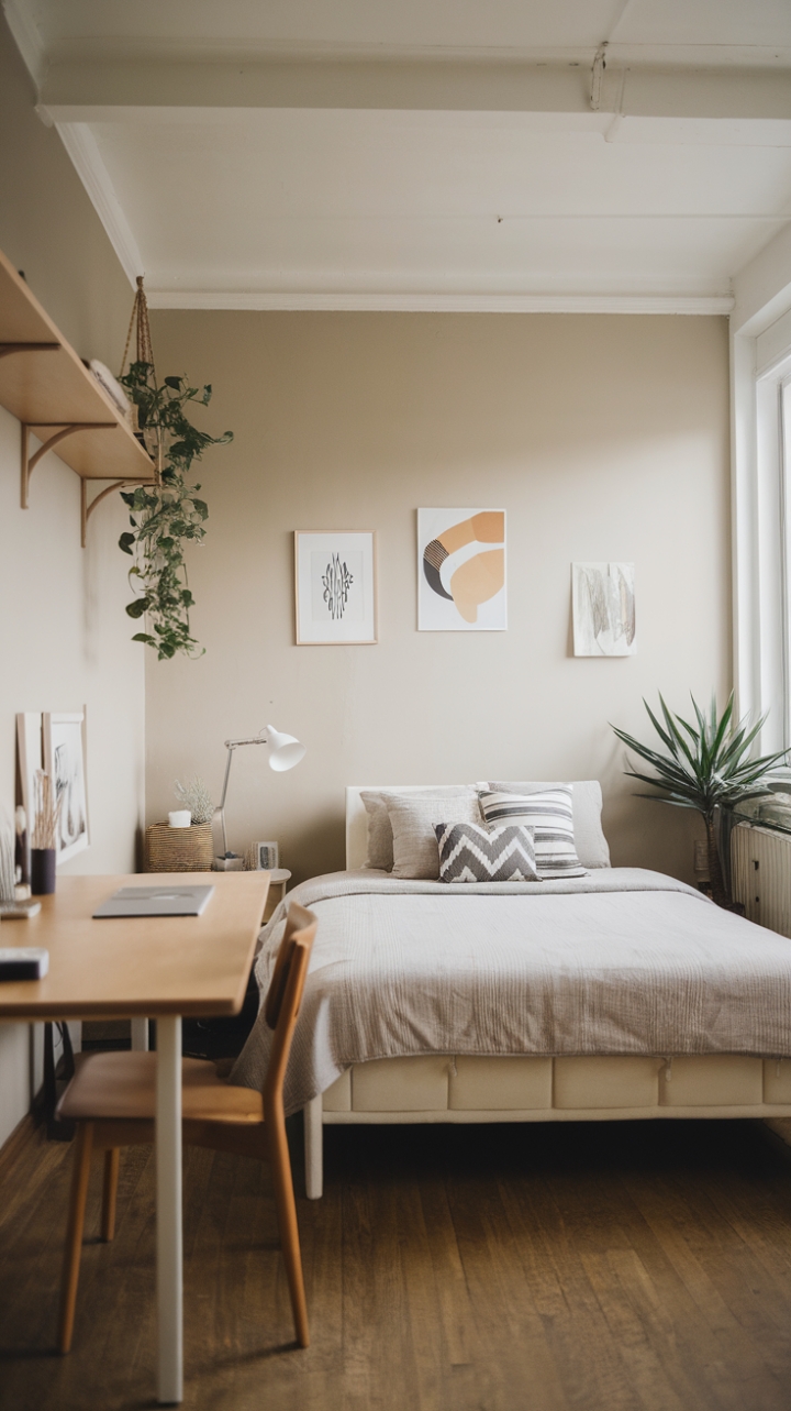 Compact Chic: Maximizing Style and Space in a Sleek Efficiency Apartment