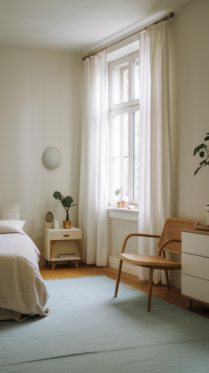 Minimalist Sanctuary: The Art of Curated Simplicity in a Cozy Bedroom