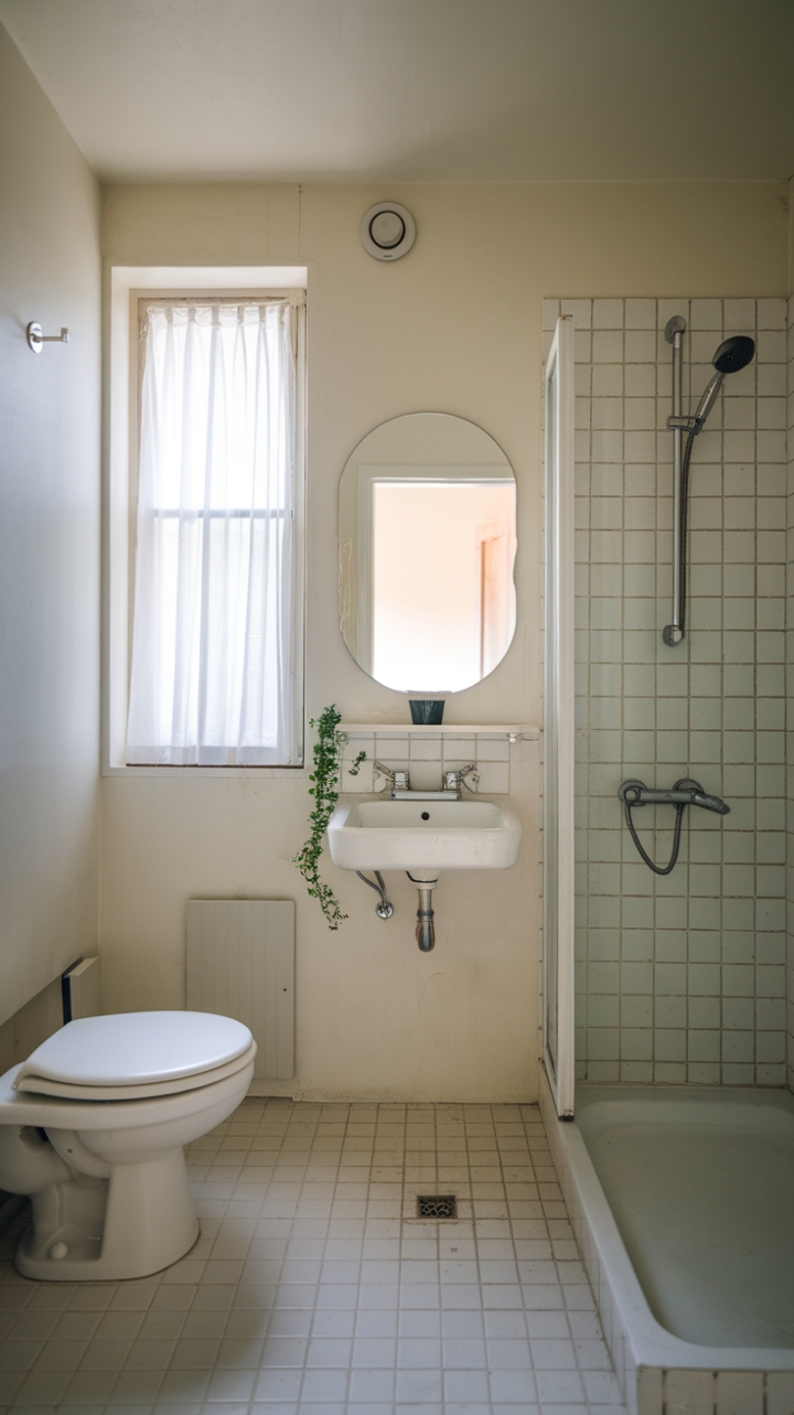 Elevating Small Bathrooms: The Power of Minimalism and Greenery