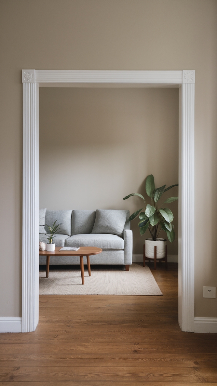 Tranquil Modern Retreat: A Neutral Sanctuary of Simplicity