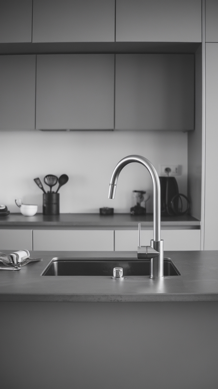 Sleek Modern Kitchen Centerpiece for Elegant Living