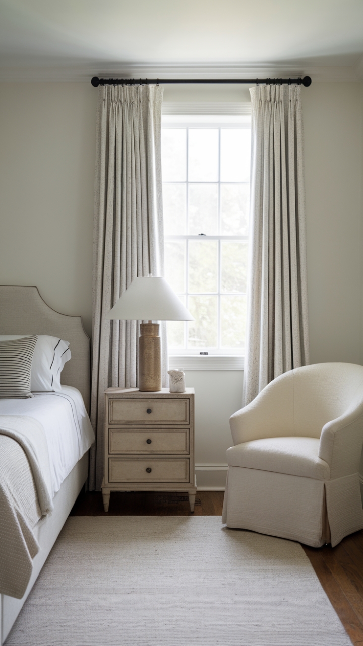 Tranquil Modern Bedroom with Textured Accents