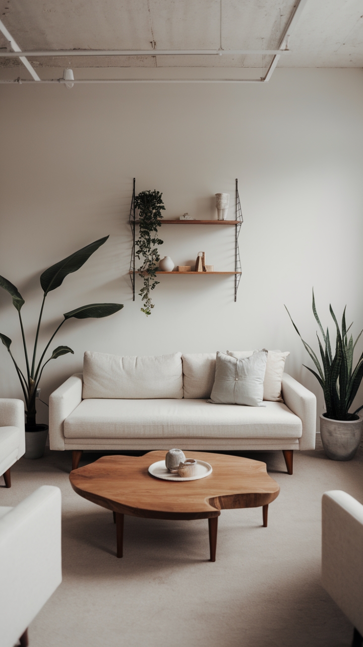 Serene Sophistication: A Minimalist Living Room Retreat