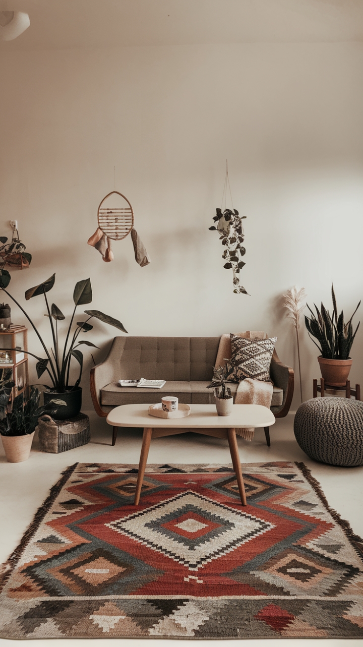 Scandinavian Simplicity Meets Bohemian Vibrance in a Bright, Airy Sanctuary