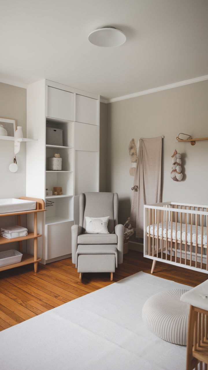 Calm Minimalist Haven for Your Little One