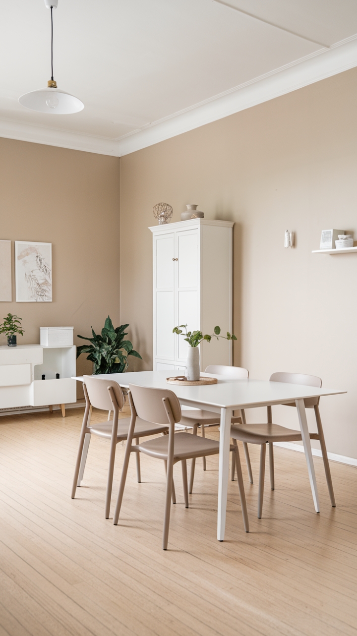 Serene Simplicity: A Minimalist Dining Retreat