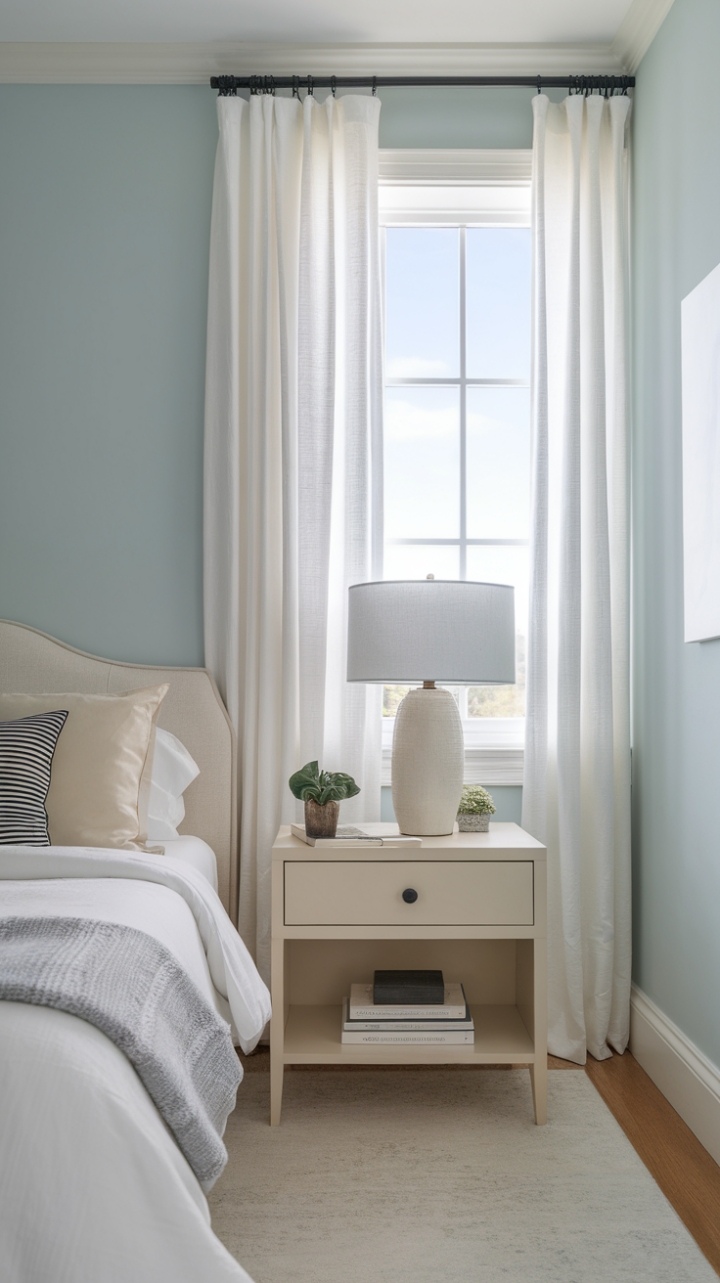 Serene Sanctuary: Embracing Calm with Light Blue Elegance