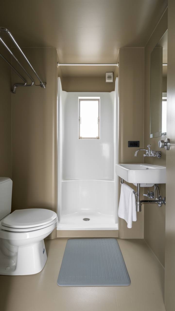 Elegant Beige and Chrome Accents Define Contemporary Calm