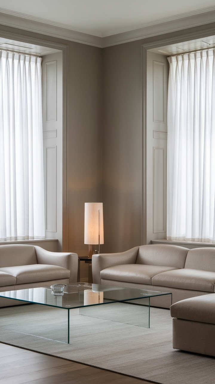 Understated Sophistication: Modern Design with Clean Lines and Cozy Charm