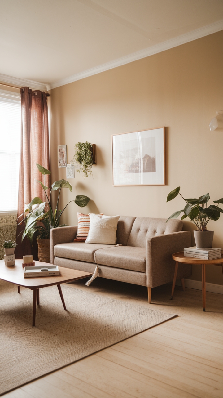 Serene Harmony: Modern Bohemian Meets Scandinavian Minimalism