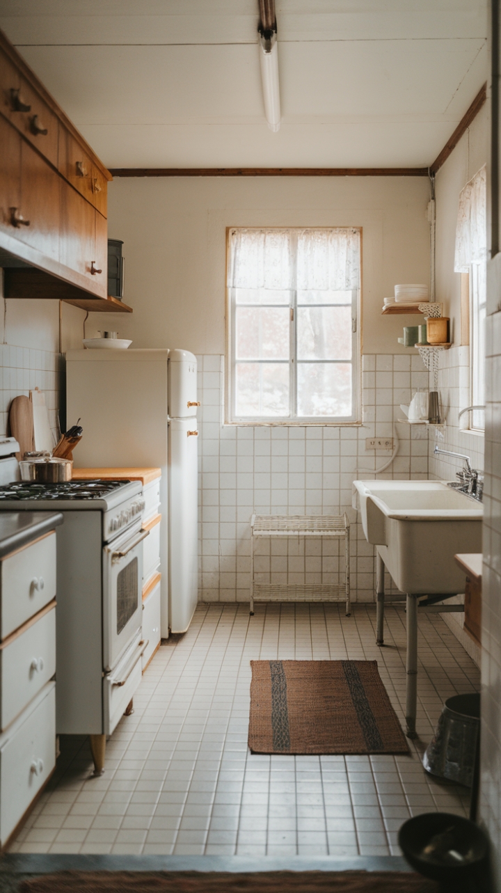 Modern Minimalism: Warm Wooden Accents and Cozy Textures