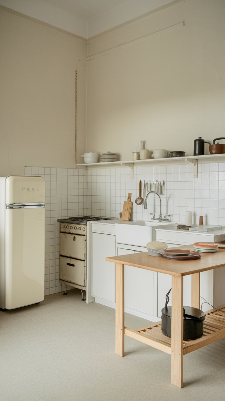 Elegant White & Light-Toned Kitchen Embracing Simplicity