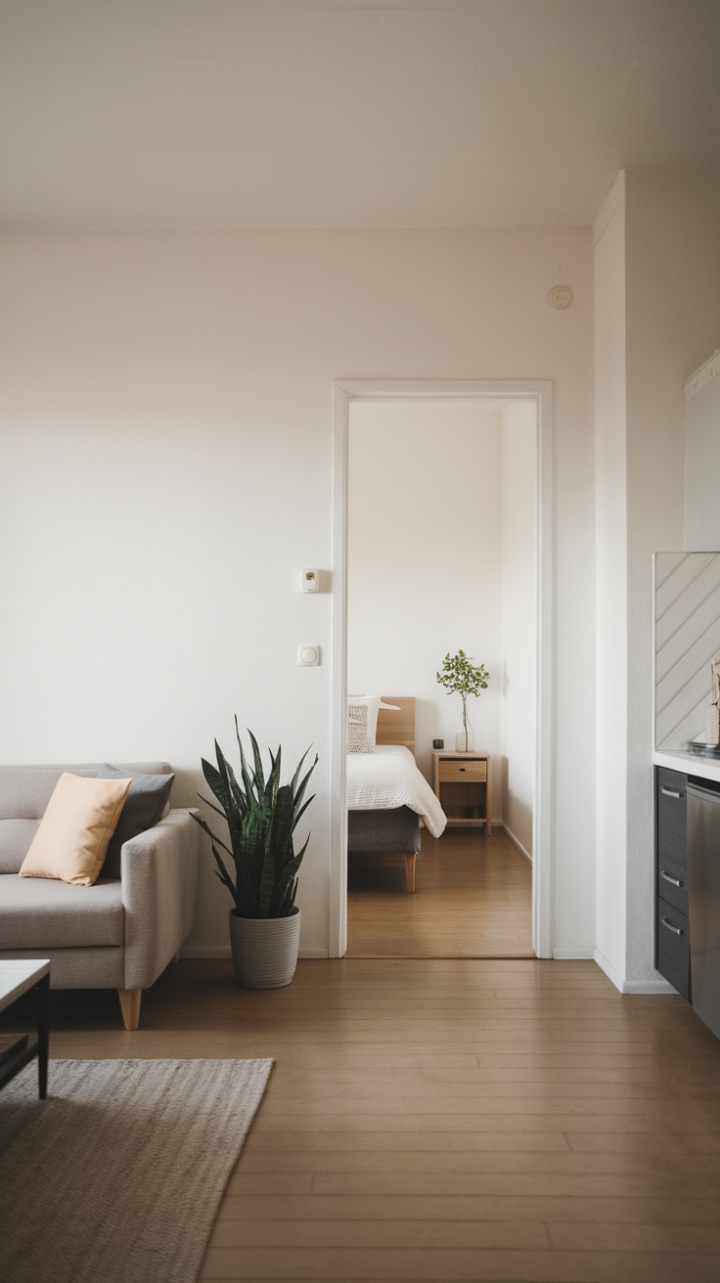 Serene Simplicity: A White-Washed Haven of Natural Elegance