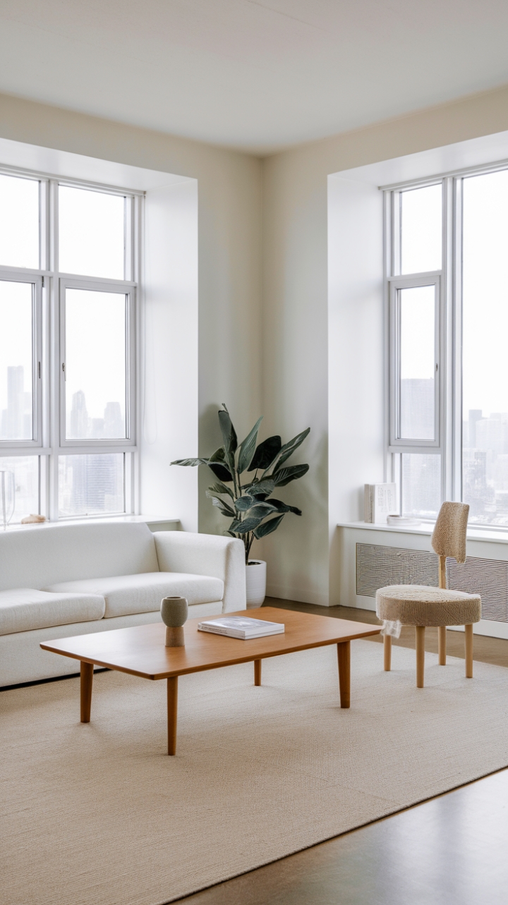 Serene Urban Retreat: Embracing Minimalist Elegance