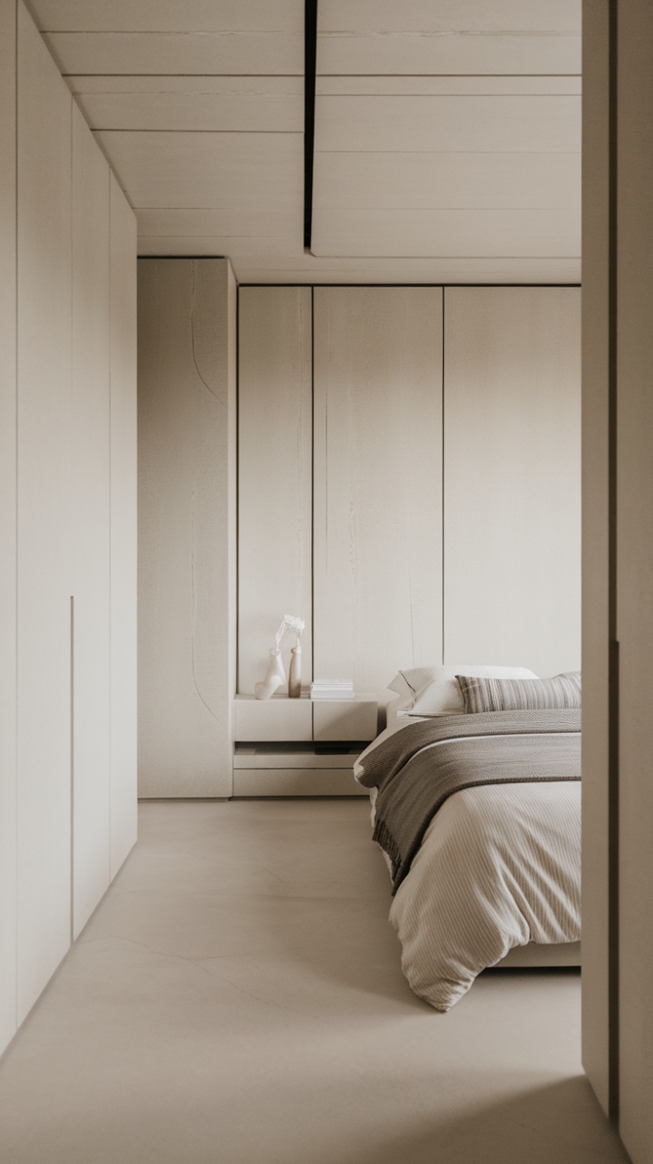 Serene Scandinavian Sanctuary: Minimalist Elegance in Neutral Tones