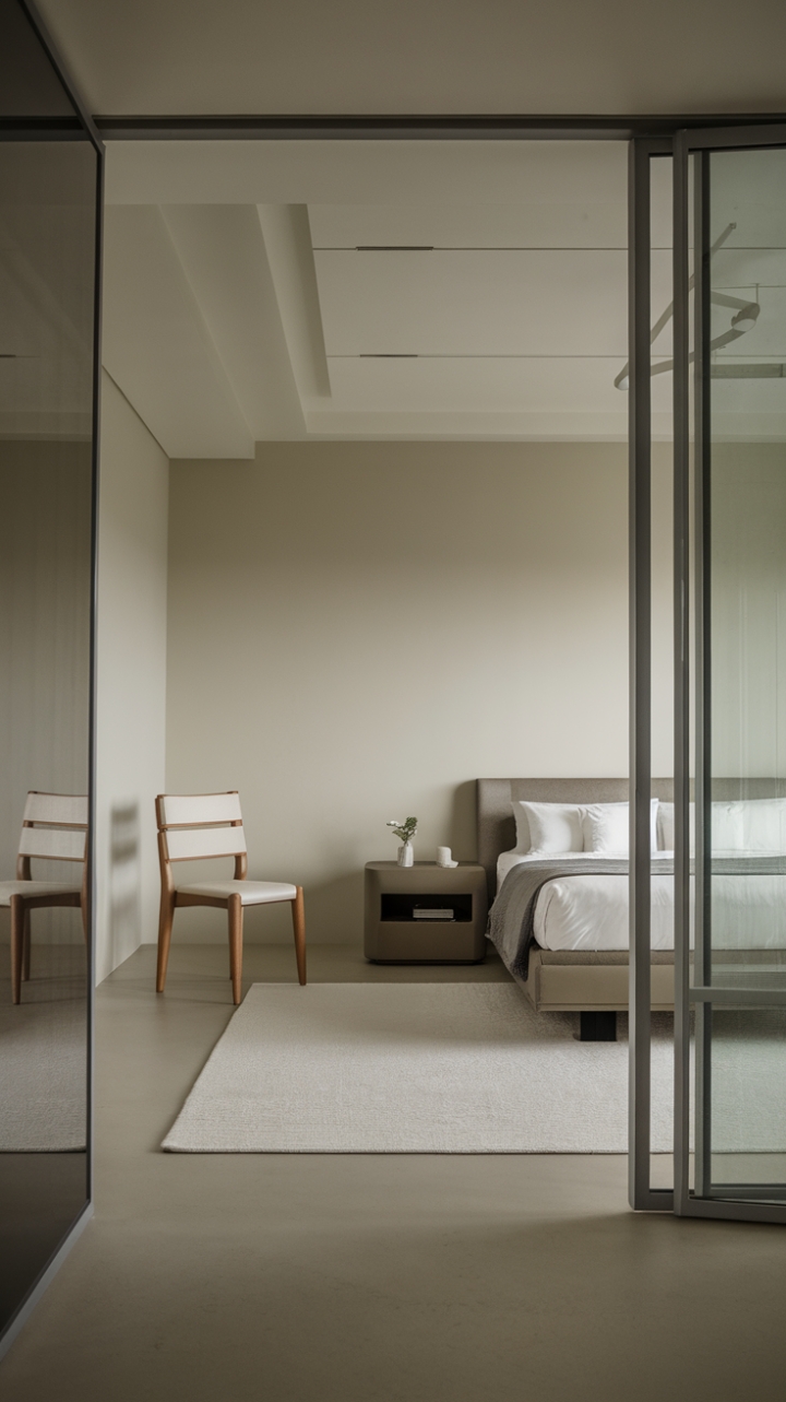 Serene Simplicity: A Minimalist Sanctuary That Embraces Modern Elegance