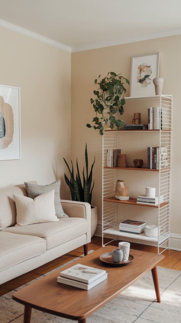 Embracing Calm: Elegant Beige Tones and Natural Accents