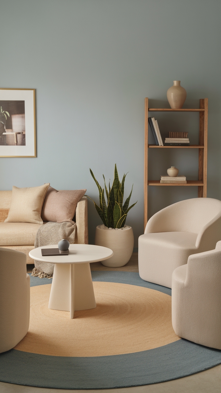 Tranquil Living in Soft Neutrals: A Cozy, Curated Space