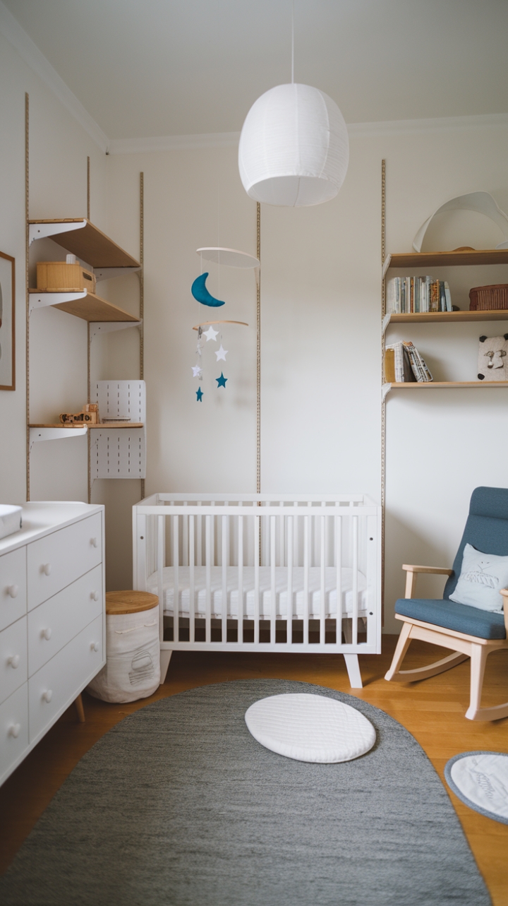 Tranquil Scandinavian-Inspired Nursery Design for Peaceful Sleep