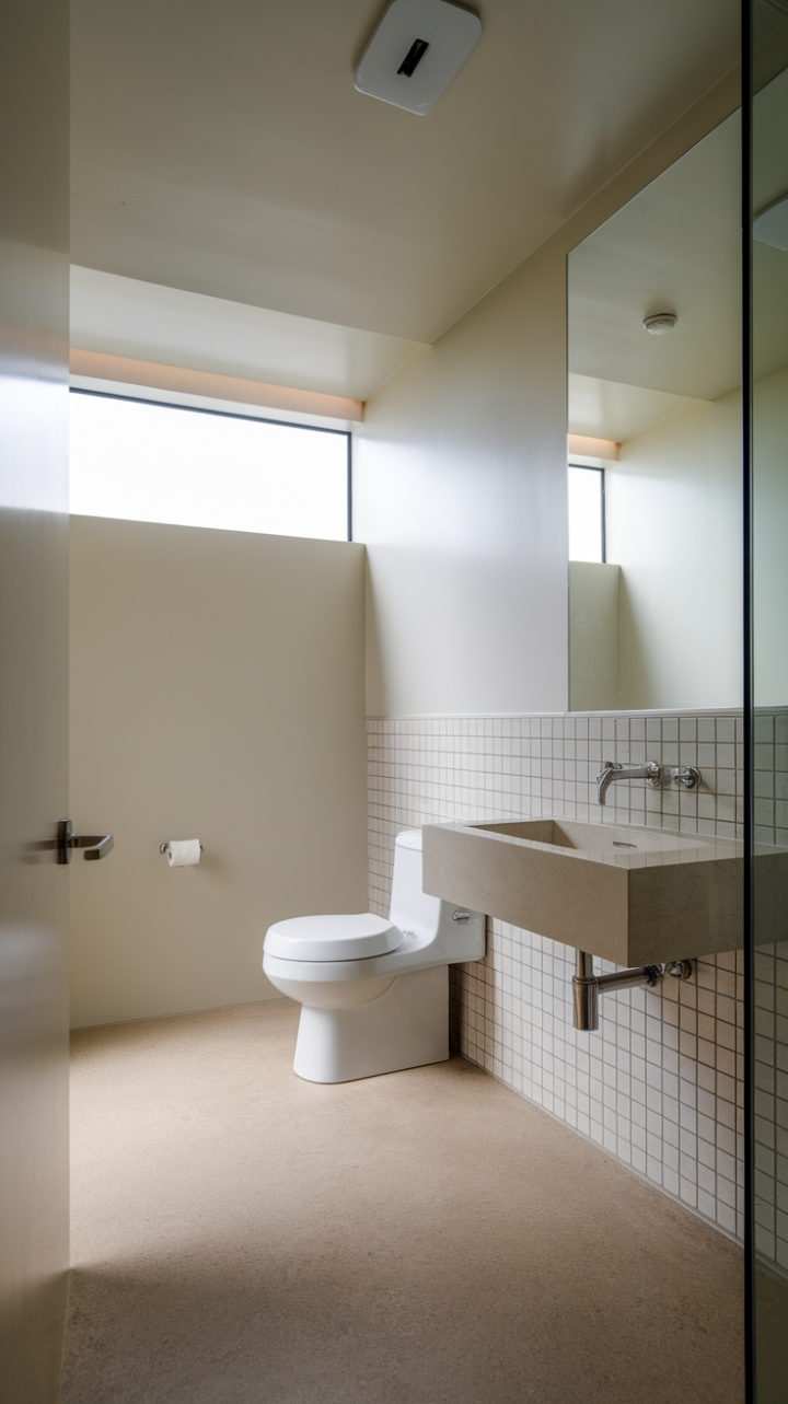 Serene Simplicity: A Minimalist Bathroom Retreat