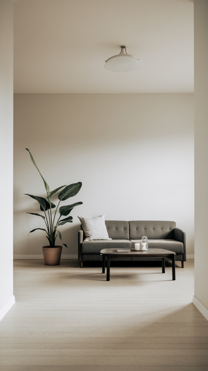 Tranquil Living: A Bright, Uncluttered Sanctuary